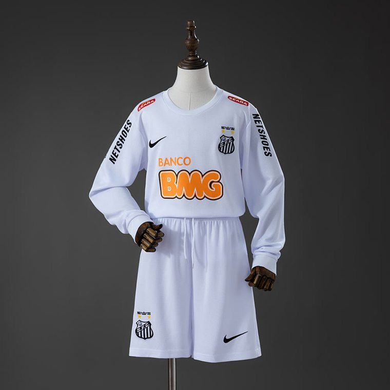 Santos · 12/13 Titular Manga longa · Kit infantil