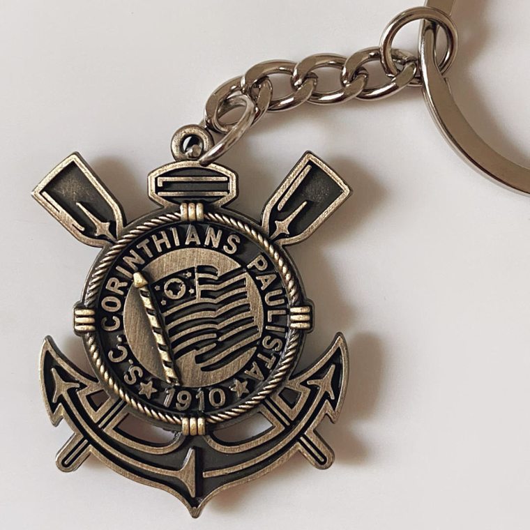 Corinthians · Chaveiro de metal com escudo