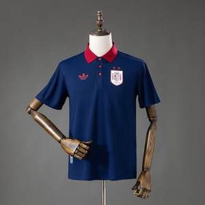 Espanha · 2026 2 Stars Lifestyler Polo Shirt Azul