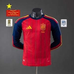 Espanha · 2026 Titular Manga longa · Versão jogador